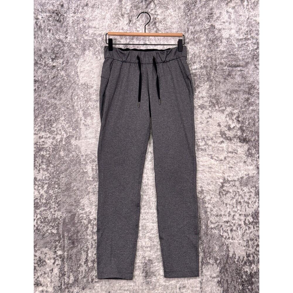 Lululemon Pants 2 Womens On The Fly Gray Drawstring Athletic Athleisure